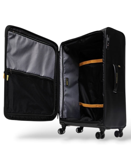 MANDARINA DUCK ECO COATED Trolley Grande Espandibile Morbido (4 Ruote) | cm 78X48X27.5/32
