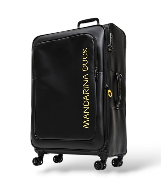 MANDARINA DUCK ECO COATED Trolley Grande Espandibile Morbido (4 Ruote) | cm 78X48X27.5/32